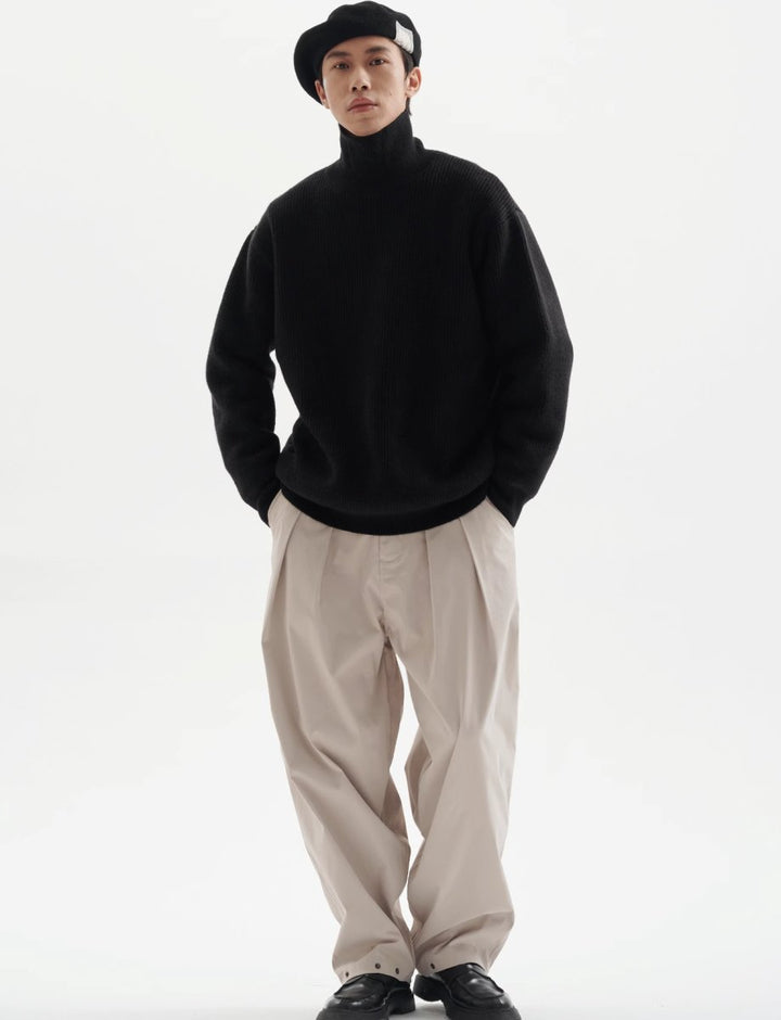 Heavyweight Turtle neck knit sweater N3031 - NNine