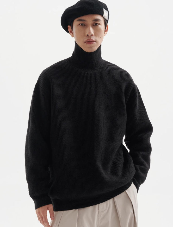 Heavyweight Turtle neck knit sweater N3031 - NNine