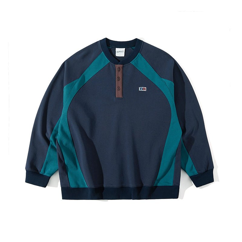 【サスティナブル素材】Henry Collar Sweat N2331 - NNine