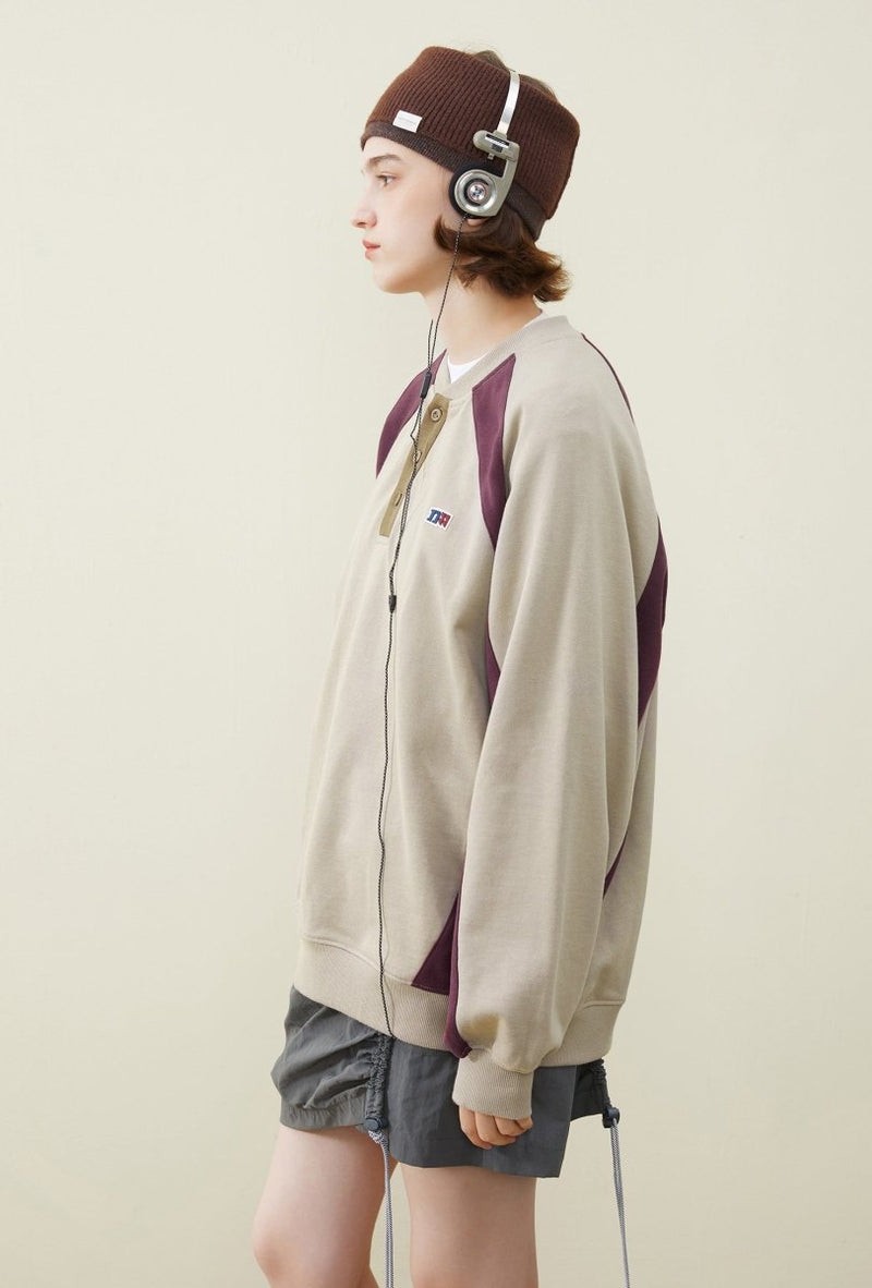 【サスティナブル素材】Henry Collar Sweat N2331 - NNine