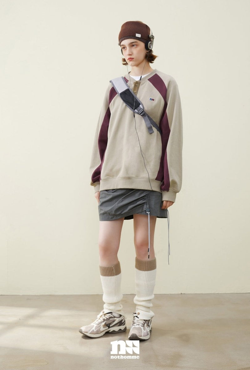 【サスティナブル素材】Henry Collar Sweat N2331 - NNine