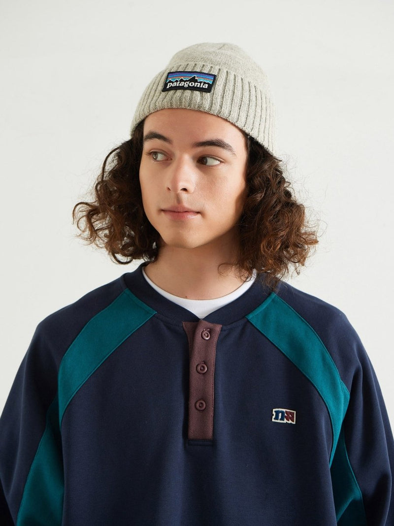 【サスティナブル素材】Henry Collar Sweat N2331 - NNine