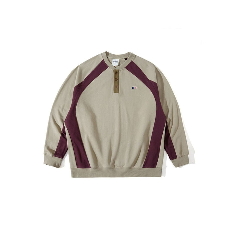 【サスティナブル素材】Henry Collar Sweat N2331 - NNine
