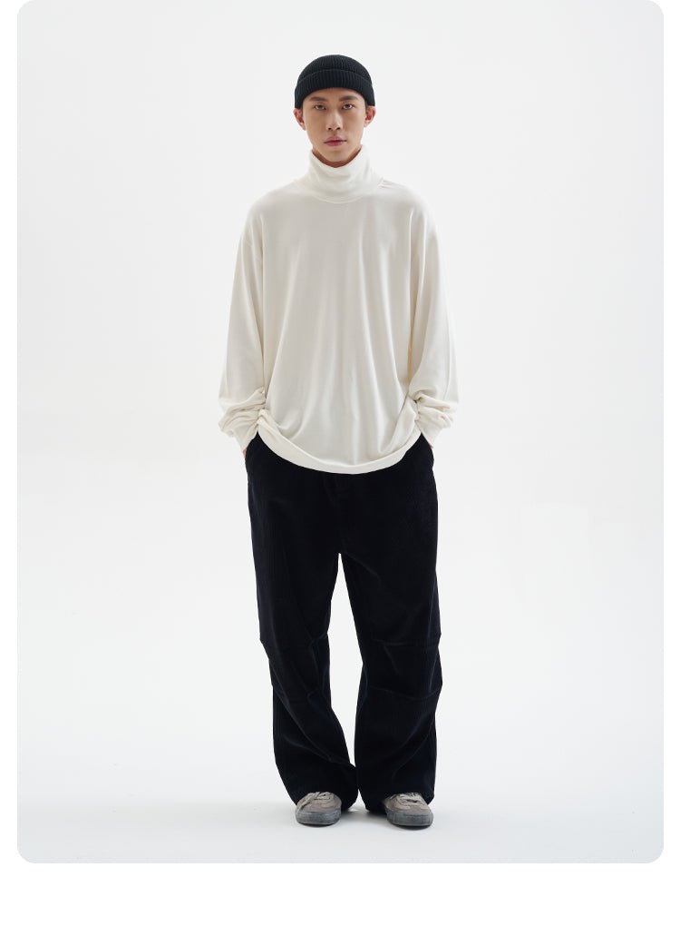 High neck long -sleeved T -shirt N2644 - NNine