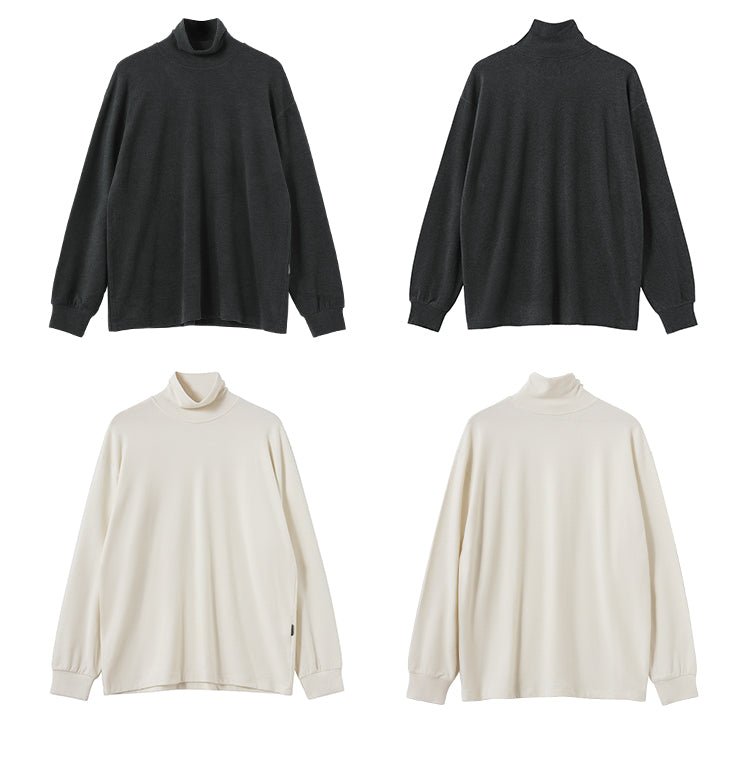 High neck long -sleeved T -shirt N2644 - NNine
