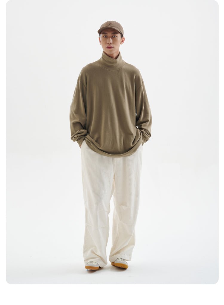 High neck long -sleeved T -shirt N2644 - NNine