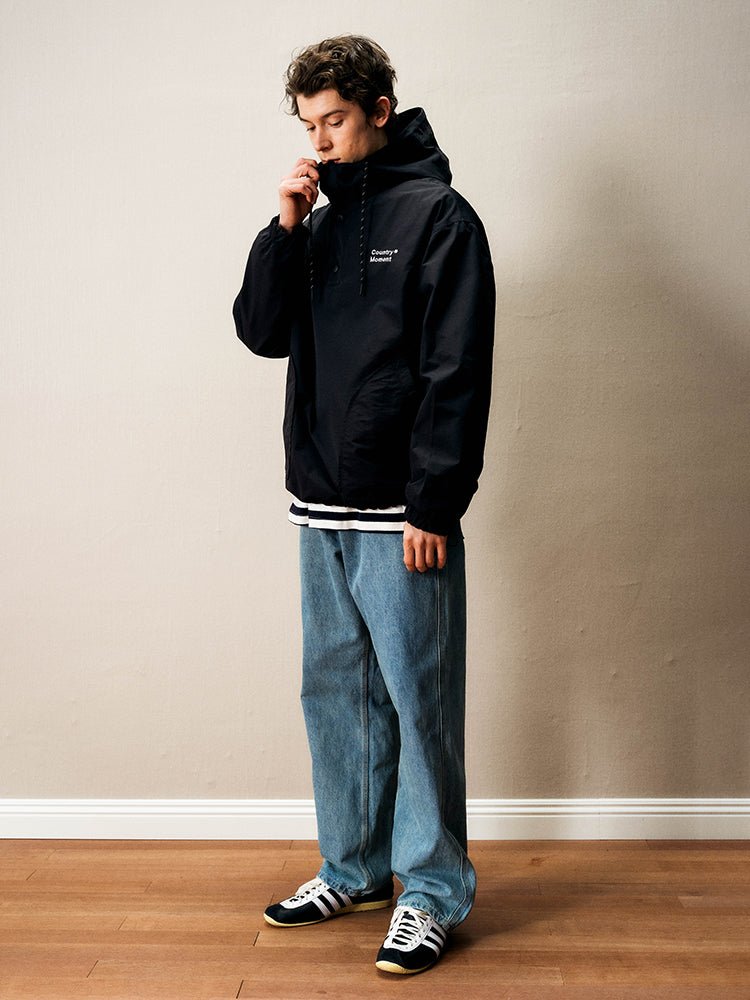 Hood drawstring nylon jacket N1853 - NNine