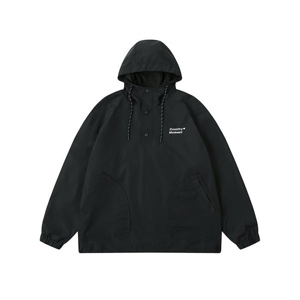 Hood drawstring nylon jacket N1853 - NNine