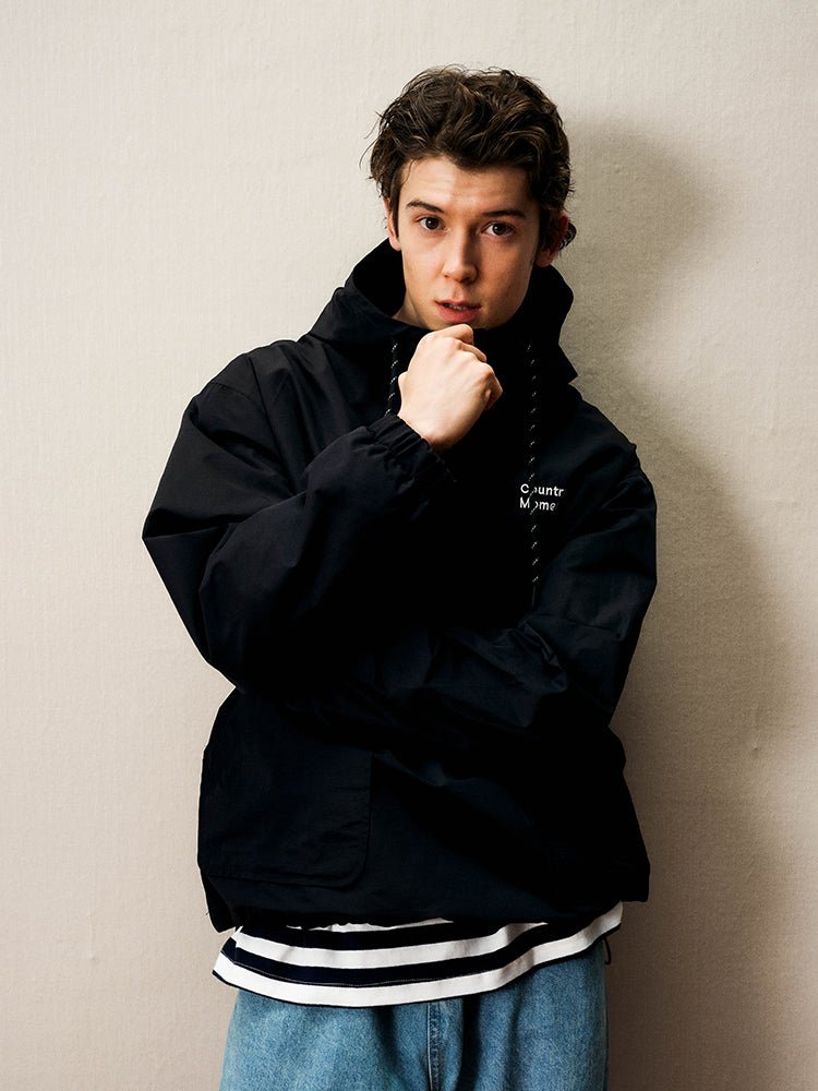 Hood drawstring nylon jacket N1853 - NNine