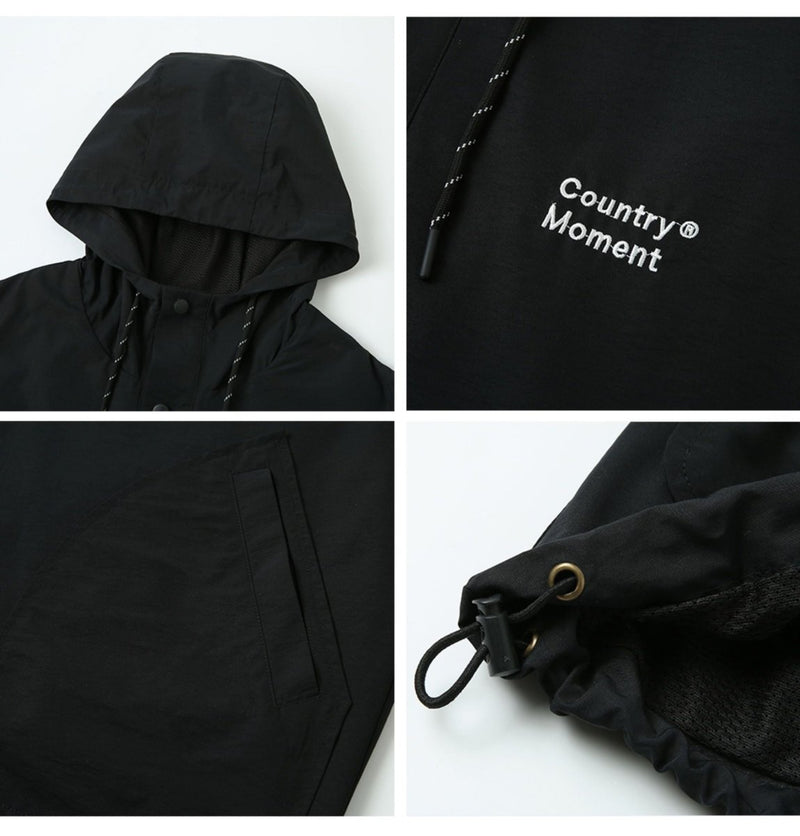 Hood drawstring nylon jacket N1853 - NNine