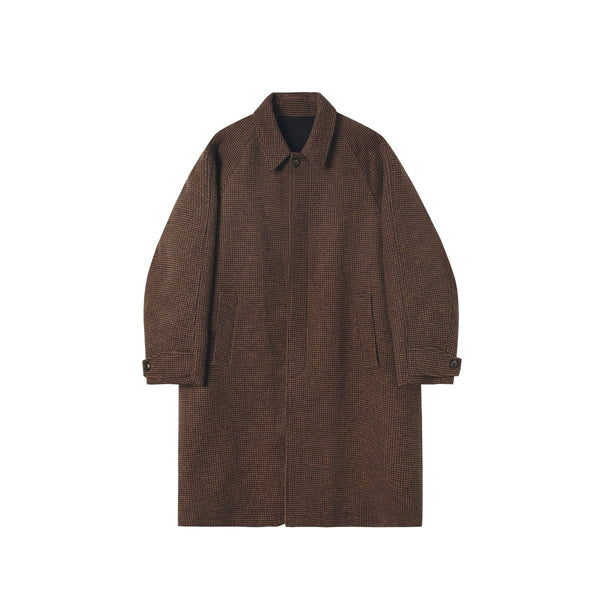 Houndstooth wool blend coat N2946 - NNine