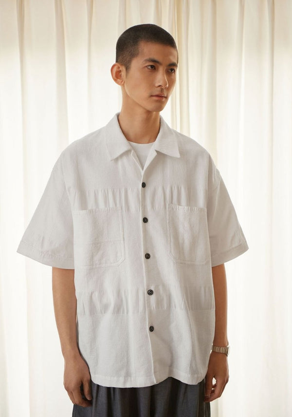 Jacquard Pattern Summer Shirt N2141 - NNine