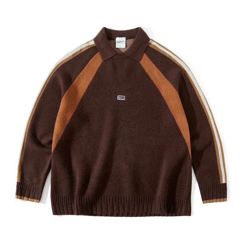 【アンゴラニット】Knit polo sweater N2604 - NNine