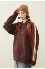 【アンゴラニット】Knit polo sweater N2604 - NNine