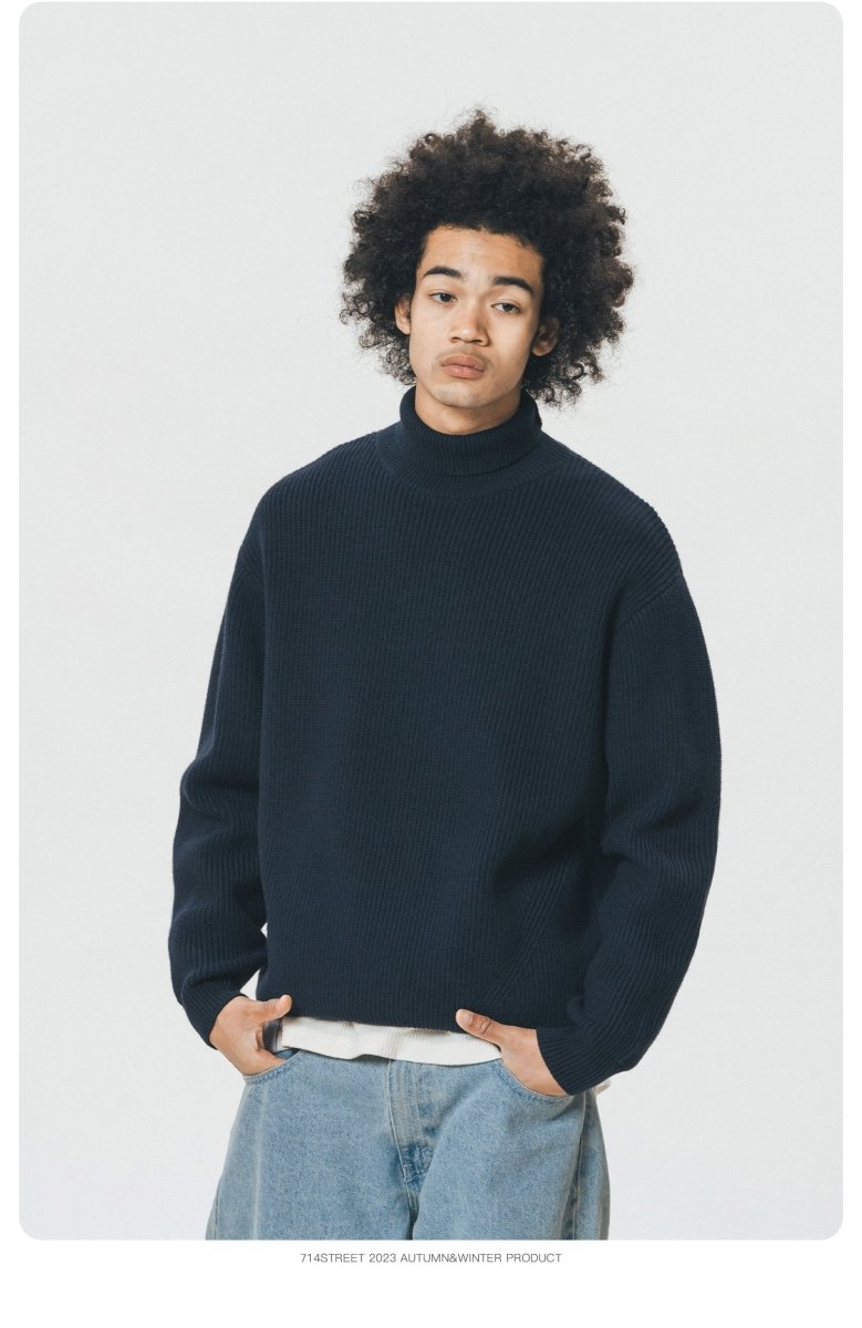 Knit tall neck sweater N2525 - NNine