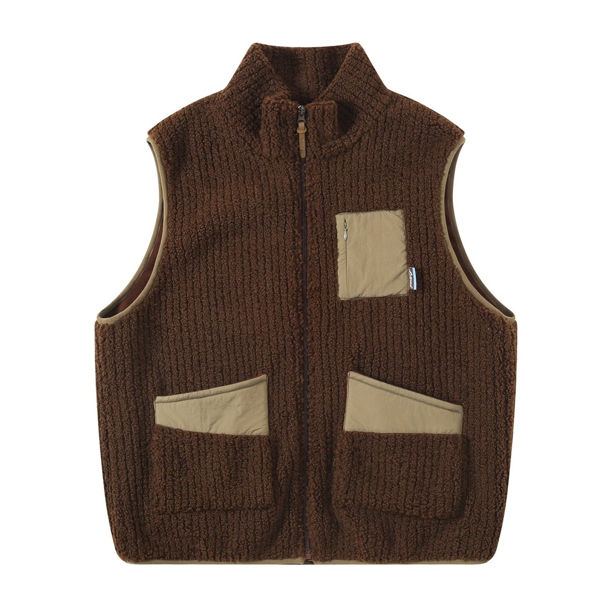 Lamb wool zip vest N2920 - NNine