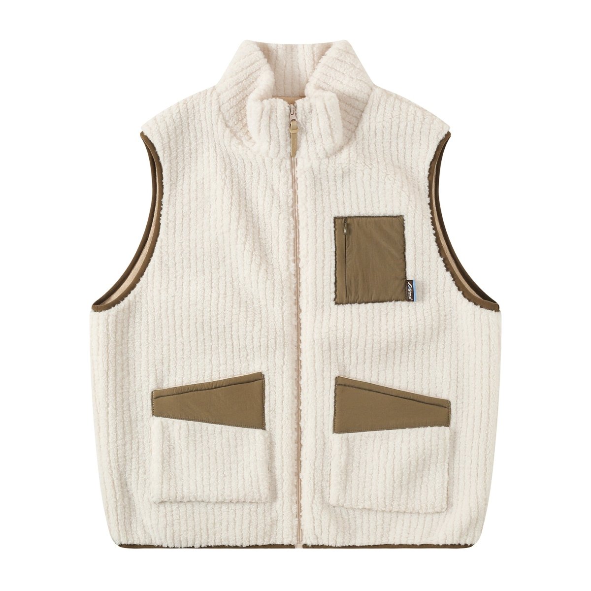 Lamb wool zip vest N2920 - NNine