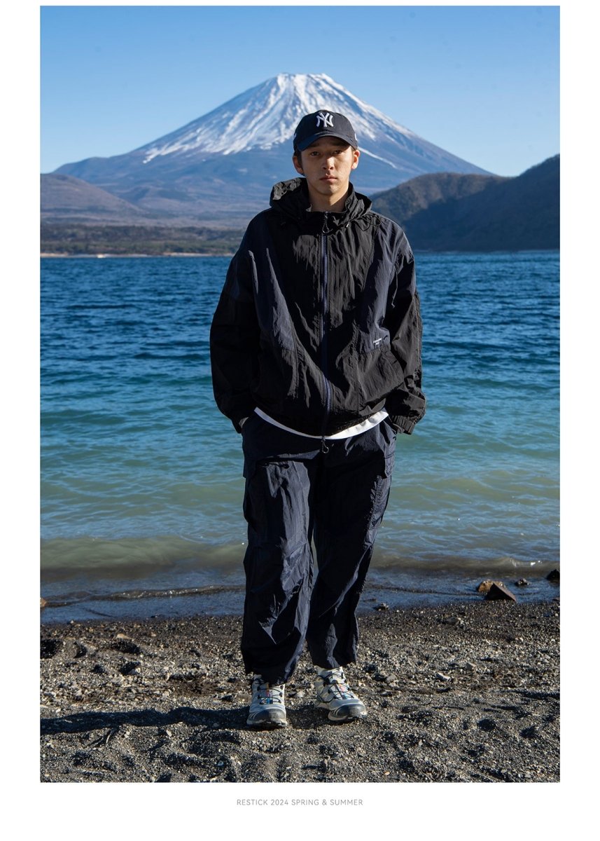 LIGHTWEIGHT NYLON CARGO PANTS　N3267 - NNine