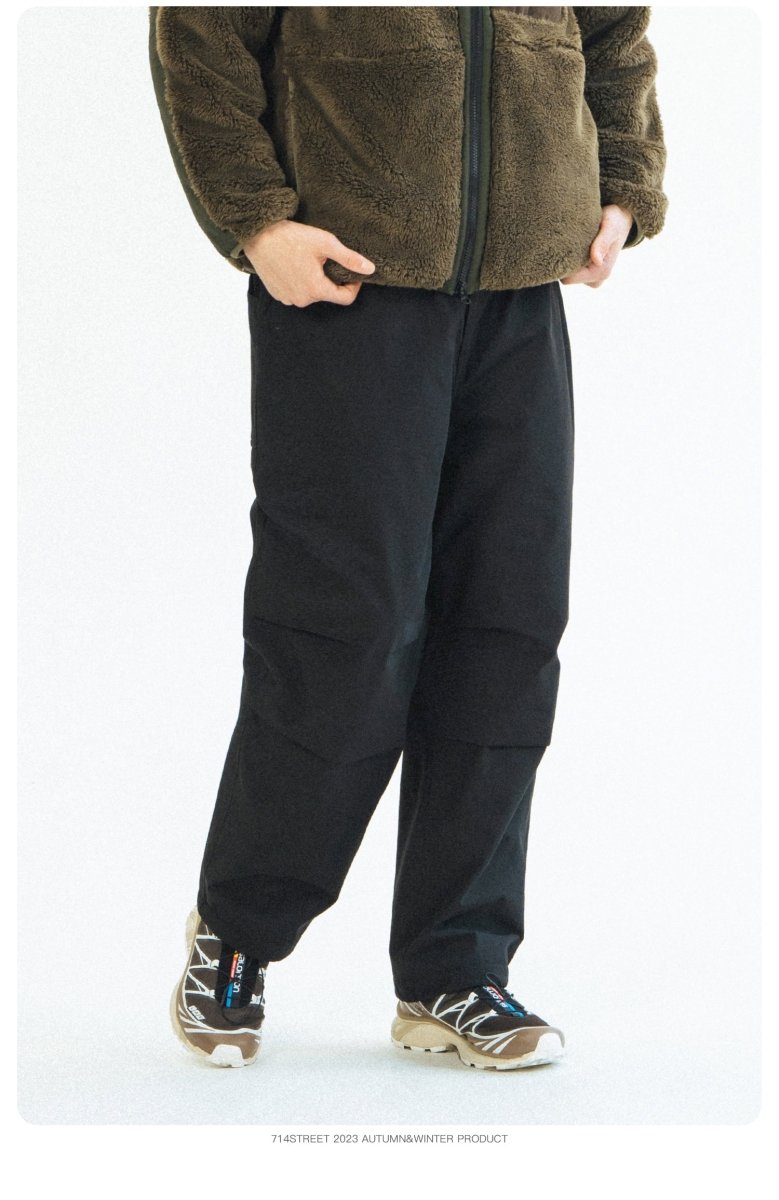 【表面撥水・裏起毛】Lining free sparchute pants N2721 - NNine