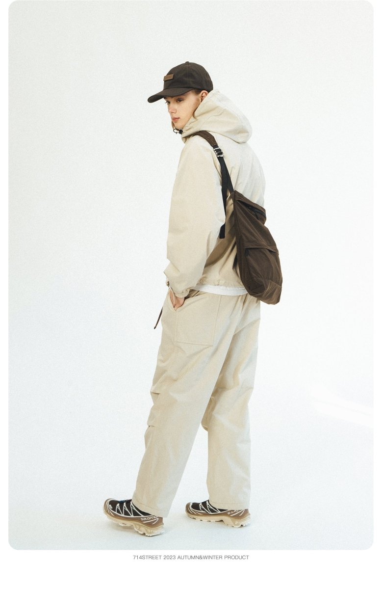 【表面撥水・裏起毛】Lining free sparchute pants N2721 - NNine
