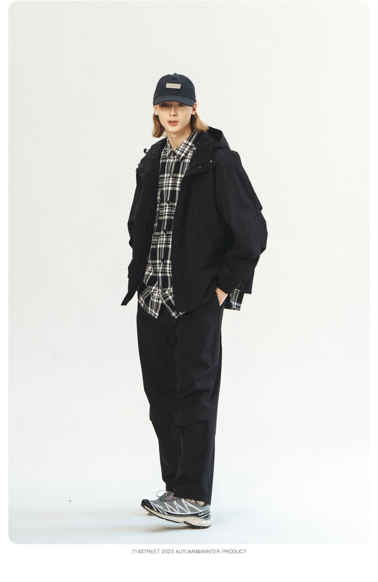 【表面撥水・裏起毛】Lining free sparchute pants N2721 - NNine