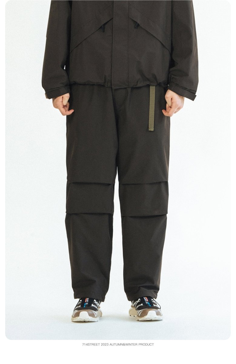 【表面撥水・裏起毛】Lining free sparchute pants N2721 - NNine