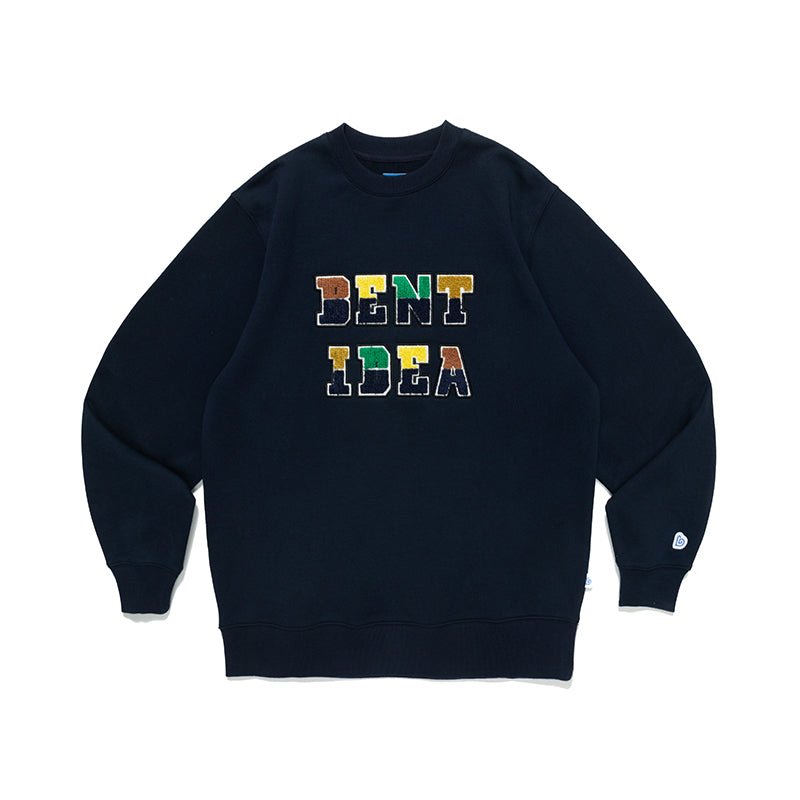 Logo embroidery sweatshirt N3038 - NNine