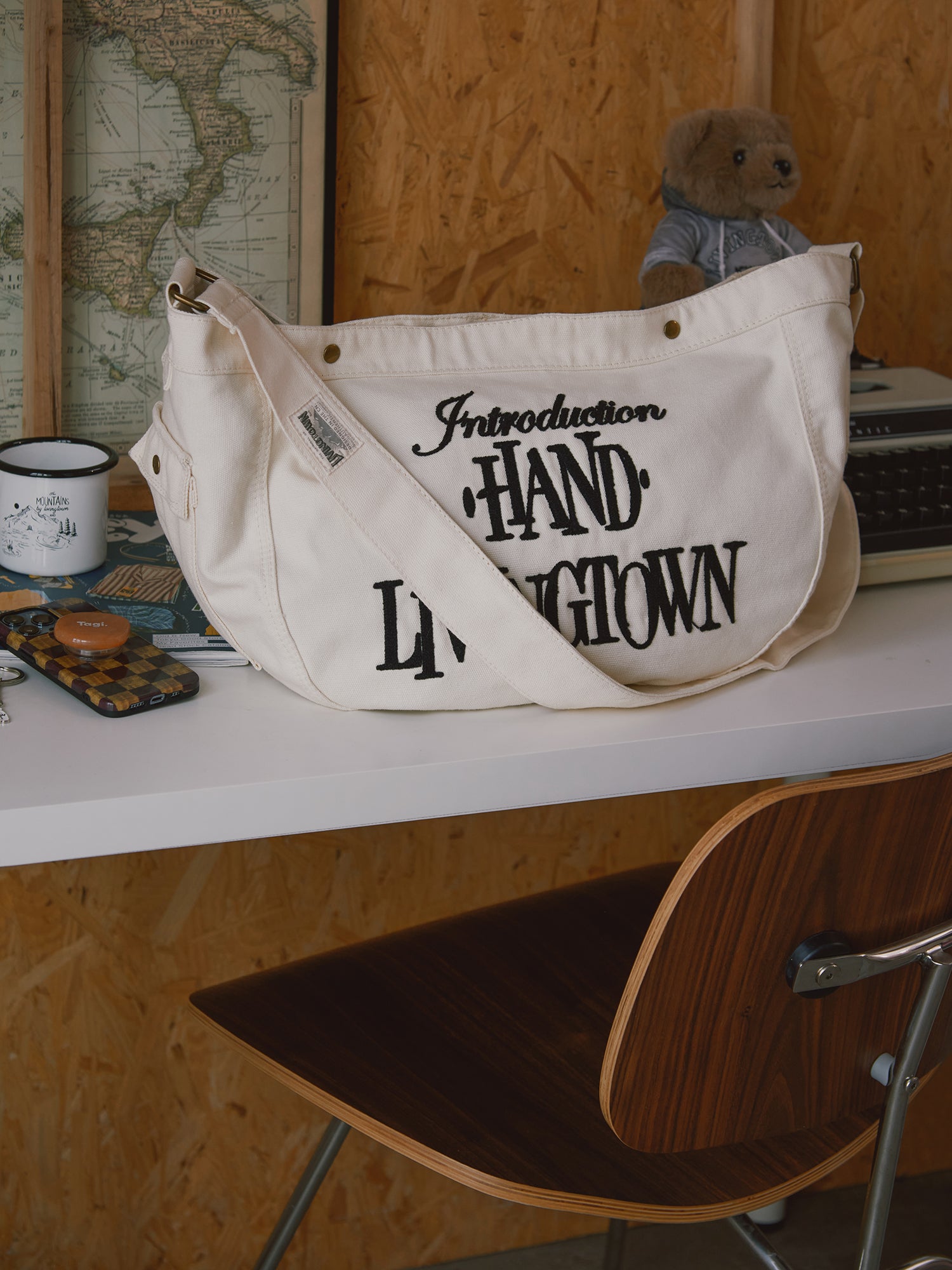 Logo shoulder tote bag N1037 - NNine