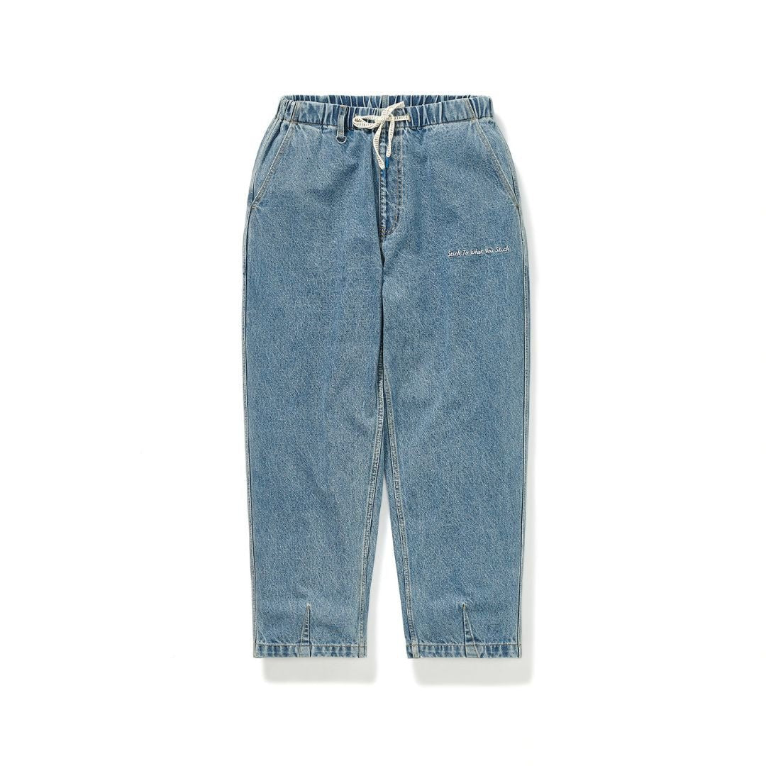 Logo stitch straight denim N1081 - NNine