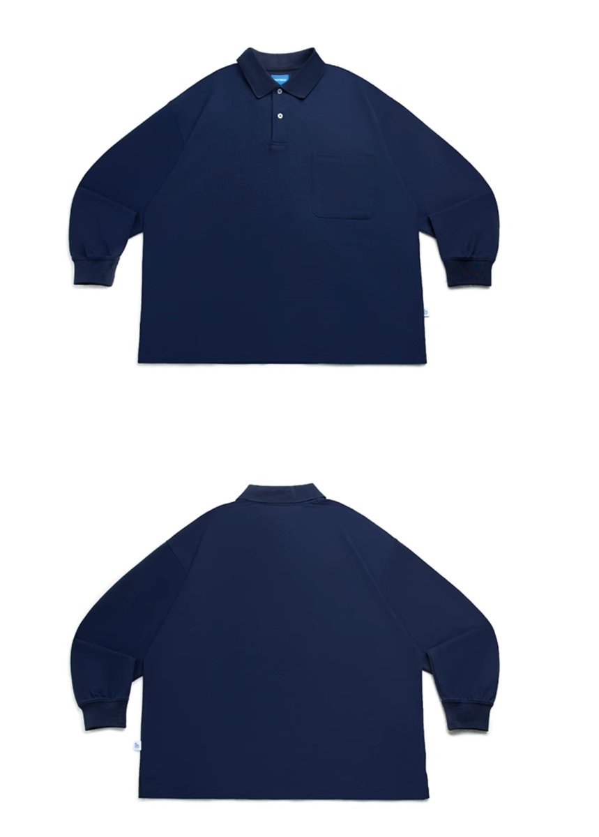 nanamica Long Sleeve Polo Shirt | www.trevires.be