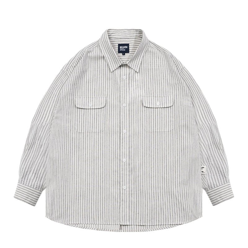 LOOSE FIT Striped shirt N3152 - NNine