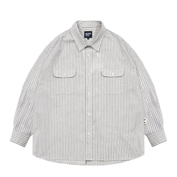 LOOSE FIT Striped shirt N3152 - NNine