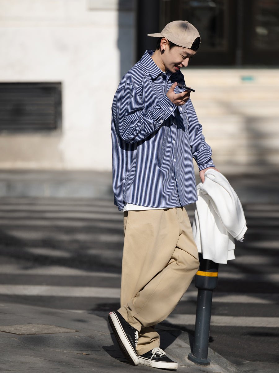 Loose -fit tailored pants N1806 - NNine