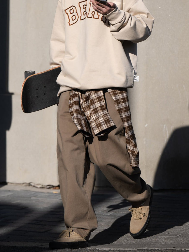 Loose fit tailored pants N1806