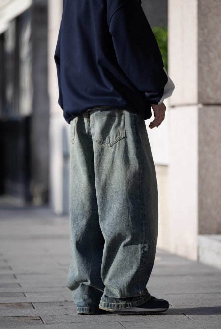 Loose straight pants WN271 - NNine