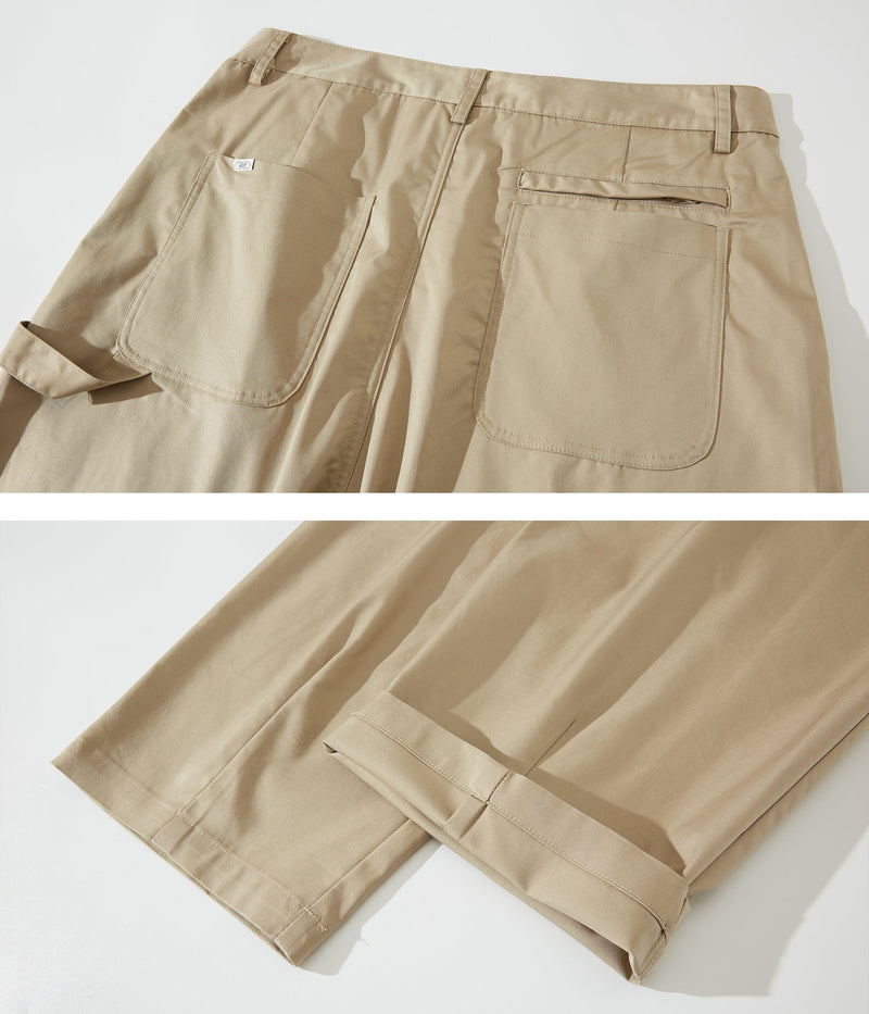 Loose wide tapered pants N906 - NNine