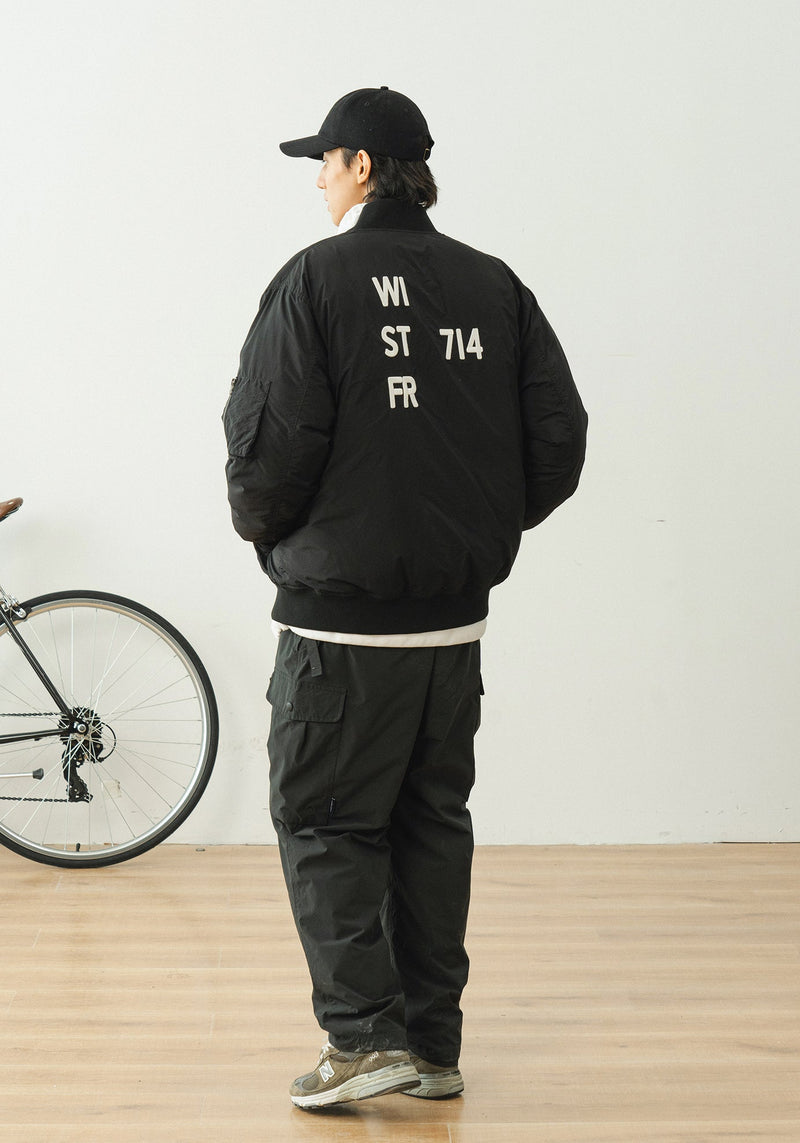 MA-1 logo down jacket N1172 - NNine