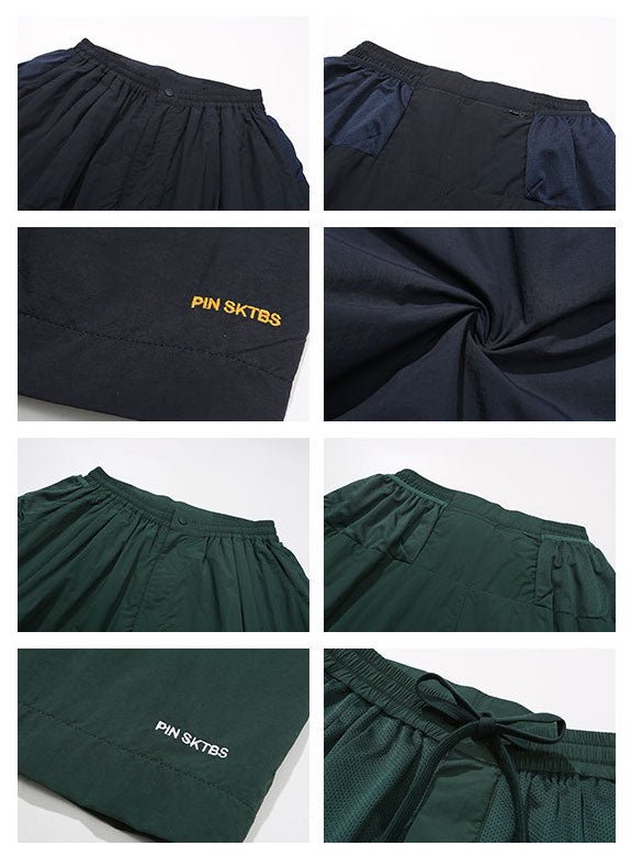 Material pocket half pants N1923 - NNine