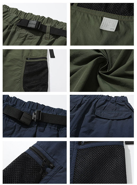 Mesh pocket half pants N2232 - NNine