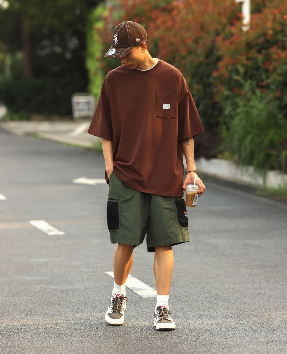 Mesh pocket half pants N2232 - NNine