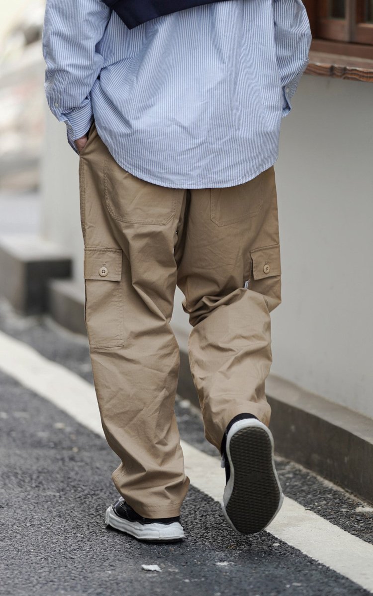 Multi-pocket straight pants WN251 - NNine