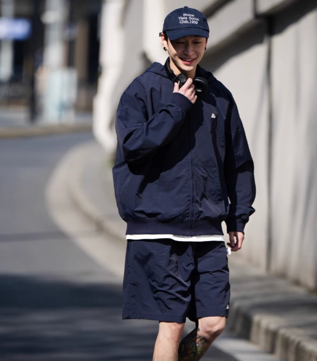 Nylon setup/ tops pants /ナイロンセットアップ N129 – NNine