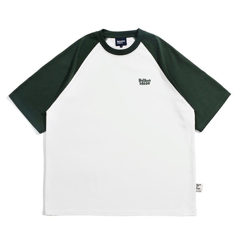 One Point Logo ragran T-shirt N1909 - NNine