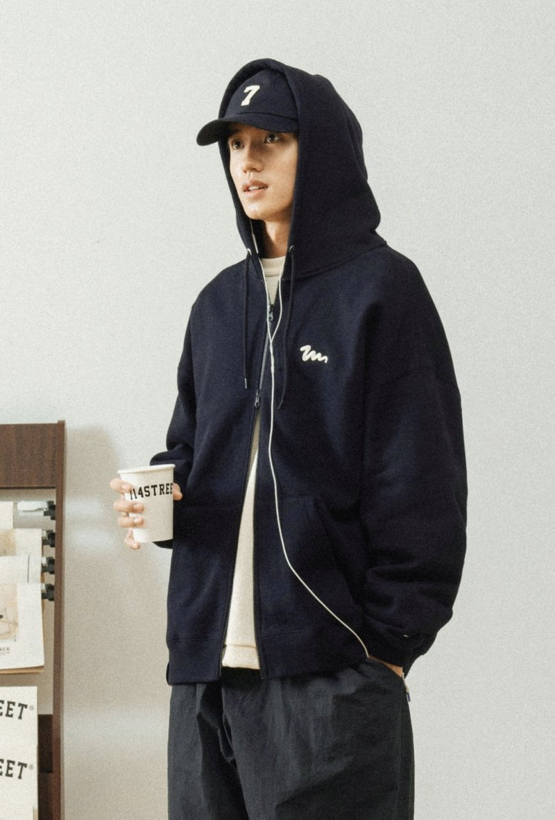 One point zip hoodie N1726 - NNine