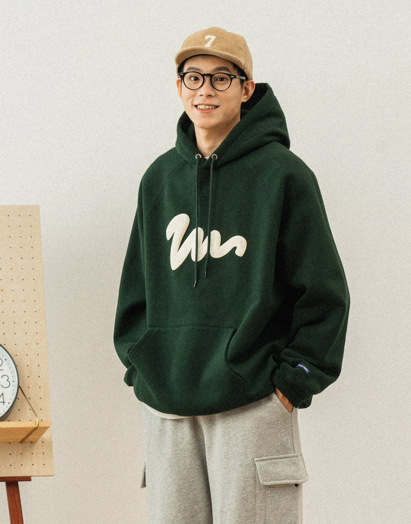 3D foam print color hoodie   N957