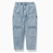 Patchwork Wide Denim Pants N2409 - NNine