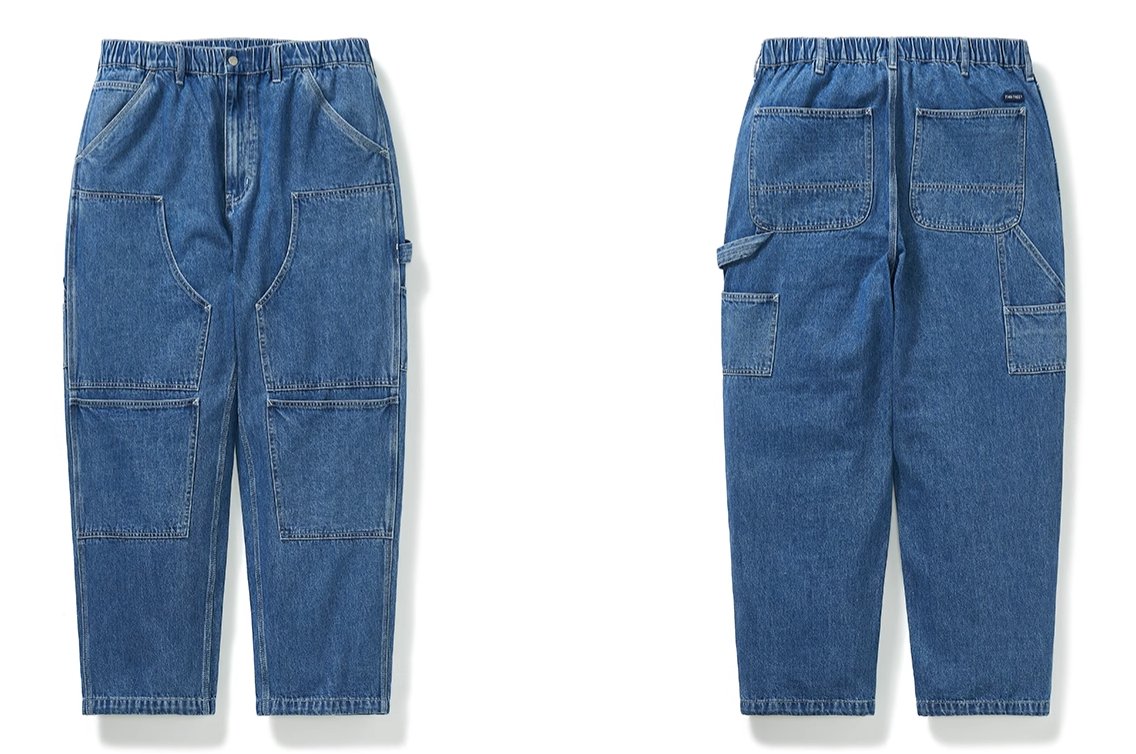 Patchwork Wide Denim Pants N2409 - NNine