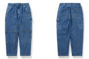 Patchwork Wide Denim Pants N2409 - NNine