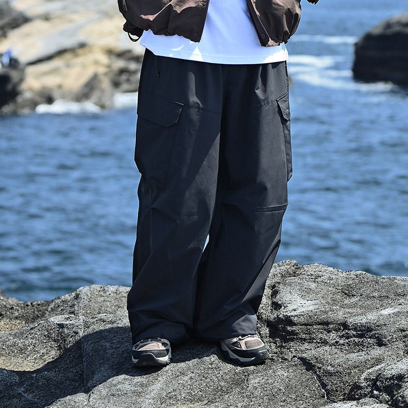 Water Repellent】Pocket Active Wide Pants N2327