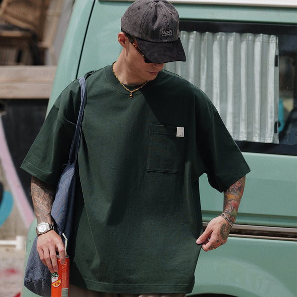 Pocket tag simple T-shirt N1918 - NNine